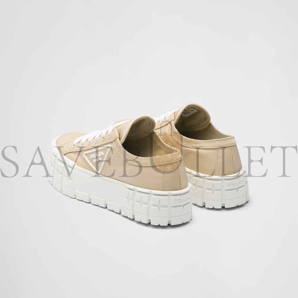 PRADA DOUBLE WHEEL RE-NYLON GABARDINE SNEAKERS 1E260M PRADA DOUBLE WHEEL RE-NYLON GABARDINE SNEAKERS 1E260M